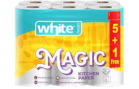 مناديل مطبخ وايت 6بكره