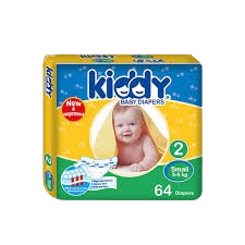 حفاضات كيدى مقاس 64 2 قطعه