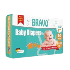 حفاضات برافو مقاس 4 40 ق